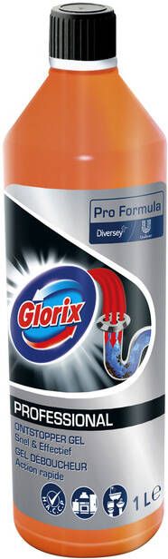 Glorix Afvoerontstopper Professional gel 1 liter
