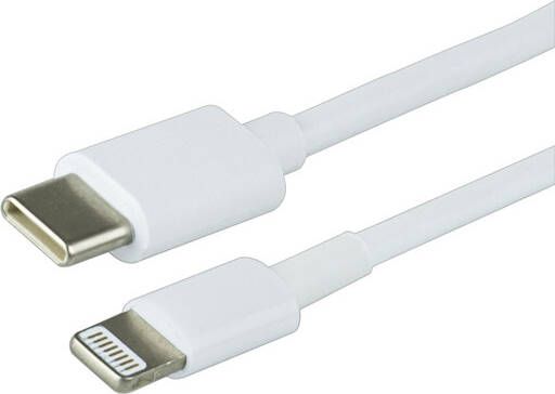 Greenmouse Lightning USB-C kabel USB-C naar 8-pin 1 m wit
