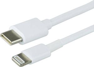 Green Mouse Kabel USB Lightning C 1 meter wit