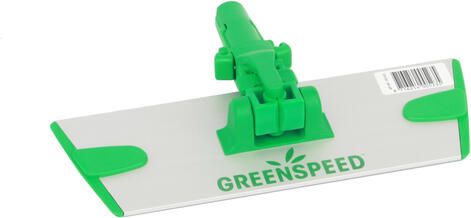 Greenspeed Vlakmopplaat Q-line Velcro 23cm groen
