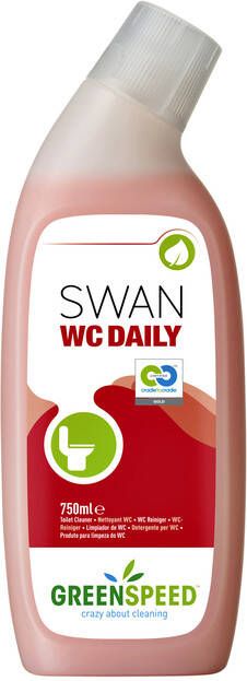 Greenspeed toiletreiniger Swan WC Daily dennenfris flacon van 750 ml