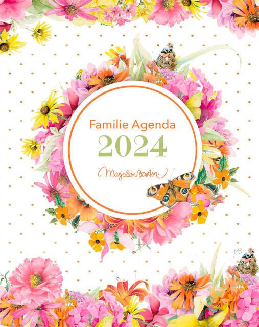 Hallmark Familieagenda 2024 Marjolein Bastin 7dagen 2pagina's 179x221mm spiraal