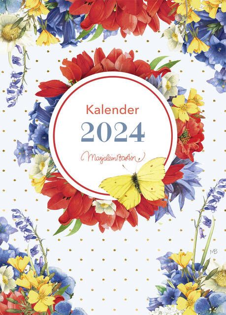 Hallmark Kalender 2024 Marjolein Bastin bloemen 7dagen 1pagina 165x230mm