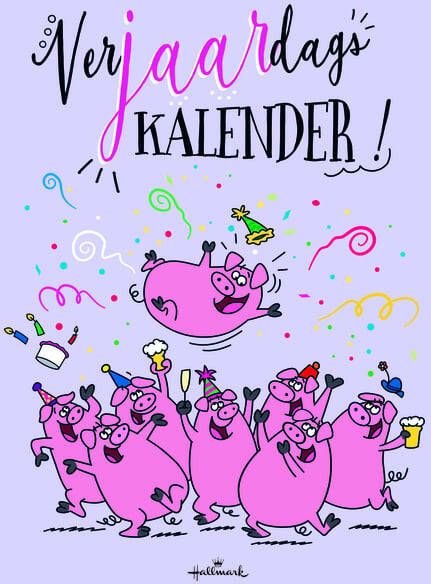 Hallmark Verjaardagskalender kort Leo Immerzeel 21x30cm
