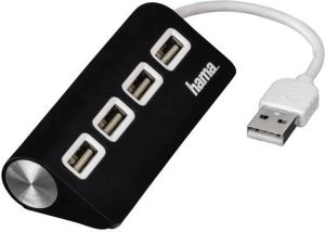Hama Hub 2.0 USB-A naar USB-A 4x