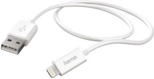 Hama Kabel 2.0 USB A naar lightning 1 meter wit