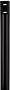 Hama Kabelkanaal halfrond 110 3 3 1 8 cm aluminium zwart - Thumbnail 2