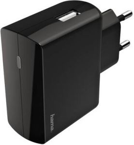 Hama Oplader USB-A 1X 2.4A zwart