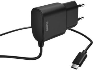 Hama Oplader USB C 2.4A 1 meter zwart