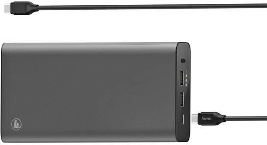 Hama Powerbank USB-C 26.800 mAh 5-20V 60W zwart