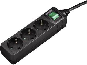 Hama Tafelcontactdoos 3 voudig 300cm zwart