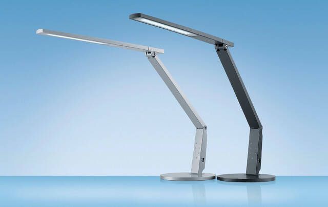 Hansa bureaulamp Vario Plus LED-lamp antraciet