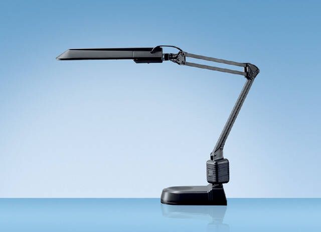 Hansa Bureaulamp met spaarlamp Ecostar zwart