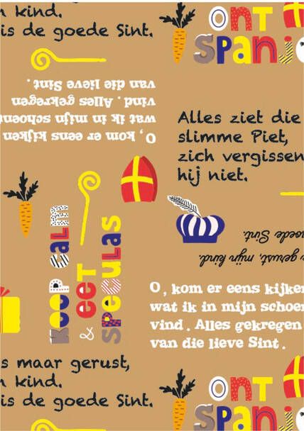 Haza Verpakkingszakjes Sinterklaas 21x30cm doos Ã  200 stuks assorti