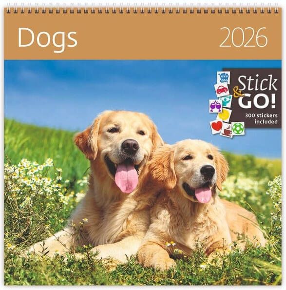 Helma 365 Kalender 2023 30x30cm Honden