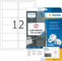 Herma 10010 Verwijderbare etiketten A4 88 9 x 46 6 mm wit wit MovablesÂ® Technology - Thumbnail 2