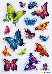 HERMA Etiket 15515 vlinder 3D vleugeleffect