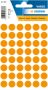 Herma Multipurpose etiketten Ã 13 mm rond fluor oranje permanent hechtend om met d - Thumbnail 2