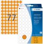 Herma Multipurpose-etiketten Ã 13 mm rond fluor oranje permanent hechtend om met d - Thumbnail 1