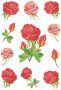 Herma Stickers etiketten rozen - Thumbnail 1