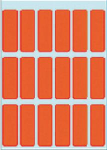 Herma Multipurpose-etiketten 12 x 34 mm rood permanent hechtend om met de hand te