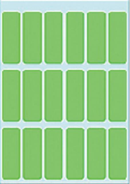 Herma Multipurpose-etiketten 12 x 34 mm groen permanent hechtend om met de hand te