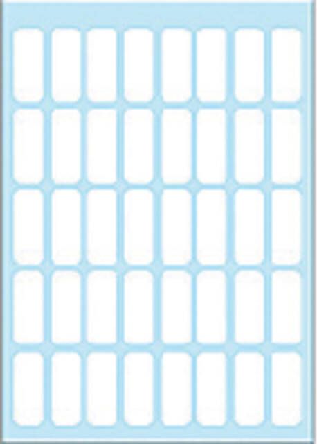 Herma Multipurpose-etiketten 8 x 20 mm wit permanent hechtend om met de hand te be