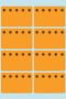 Herma Diepvries etiketten 26x40 mm oranje Ijskristal 48 st. - Thumbnail 1