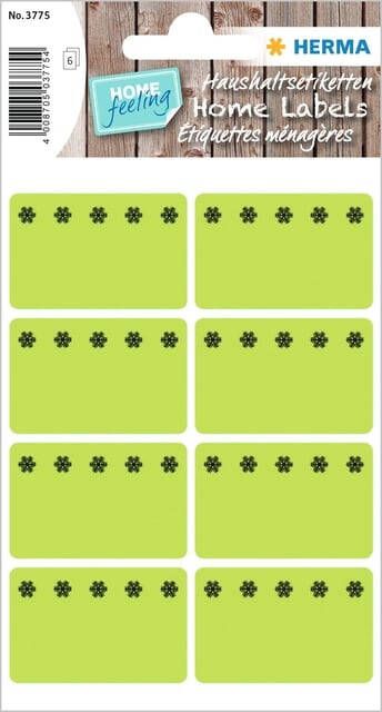 Herma Diepvries etiketten 26x40 mm groen Ijskristal 48 st.