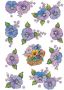HERMA Etiket 3818 bloem paars - Thumbnail 1