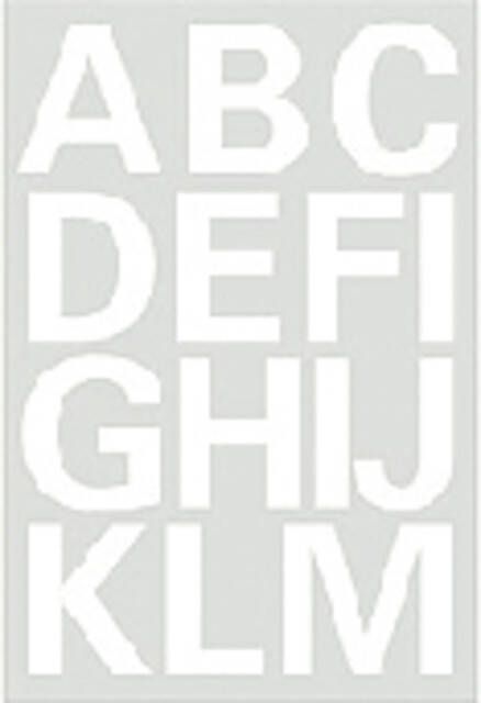 HERMA Etiket 4169 25mm letters A-Z wit