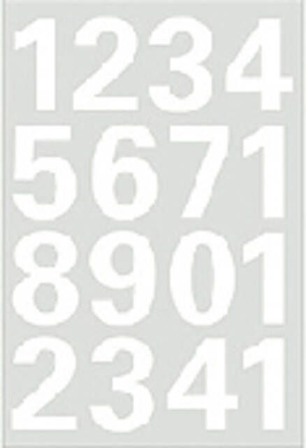 HERMA Etiket 4170 25mm getallen 0-9 wit