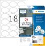 Herma Verwijderbare etiketten A4 63 5 x 42 3 mm ovaal wit wit MovablesÂ® Technolog - Thumbnail 2