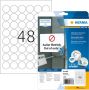 Herma Verwijderbare etiketten 4387 A4 Ã 30 mm rond wit MovablesÂ -Technology - Thumbnail 2