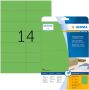 Herma Gekleurde etiketten A4 105 x 42 3 mm groen verwijderbaar - Thumbnail 3