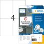 Herma Verwijderbare etiketten A4 105 x 148 mm wit wit MovablesÂ® Technology - Thumbnail 2