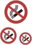 Herma Waarschuwings etiketten "Niet roken" watervast 3 st. - Thumbnail 1