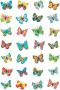 HERMA Etiket 6819 vlinder glitter folie - Thumbnail 1