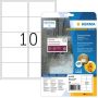 Herma Weerbestendige verzendetiketten A4 99 1 x 57 mm wit van folie extreem sterk - Thumbnail 2