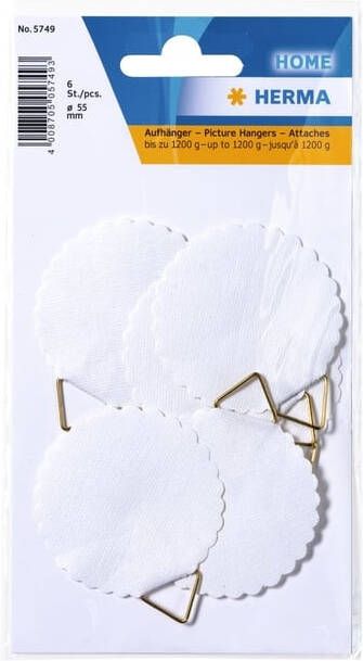 Herma Hanghaakjes Ã 45 mm gegomd