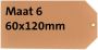 HF2 Label karton nr6 200gr 60x120mm chamois 1000stuks - Thumbnail 3