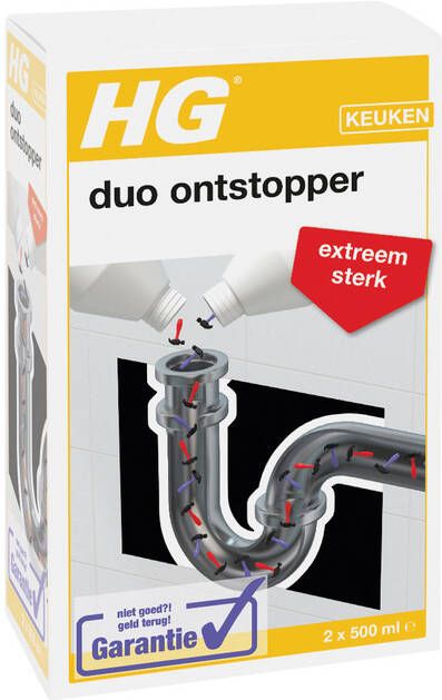 HG Afvoerontstopper Duo 2x500ml