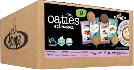 Hoppe Haverkoek Oaties fairtrade koekjesmix 120 stuks