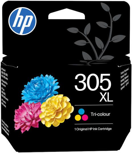 HP 305XL originele high-capacity drie-kleuren inktcartridge (3YM63AE)