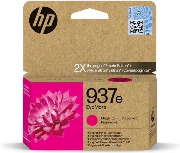 HP Inktcartridge 4S6W7NE 937E Evomore rood
