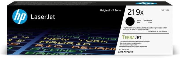 HP Tonercartridge W2190X 219X zwart