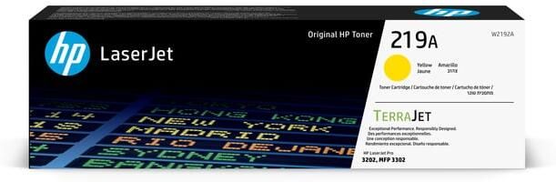HP Tonercartridge W2192A 219A geel