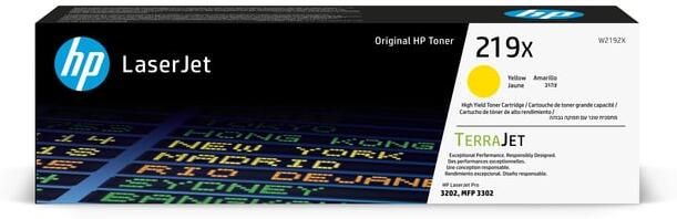 HP Tonercartridge W2192X 219X geel
