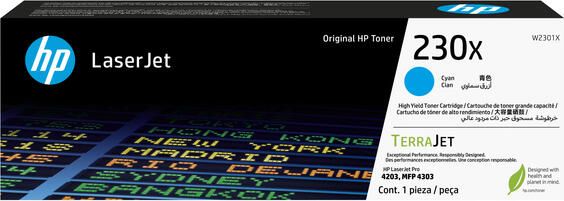 HP Tonercartridge W2301X 230X blauw