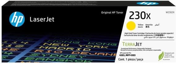 HP Tonercartridge W2302X 230X geel